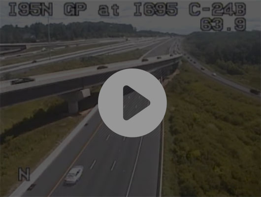 Traffic Cam CAM 149 Madison I-95 SB N/O Exit 60 - Copes Rd. Player